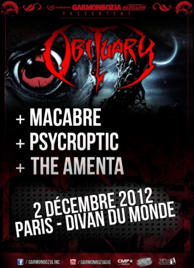 Obituary @ Paris