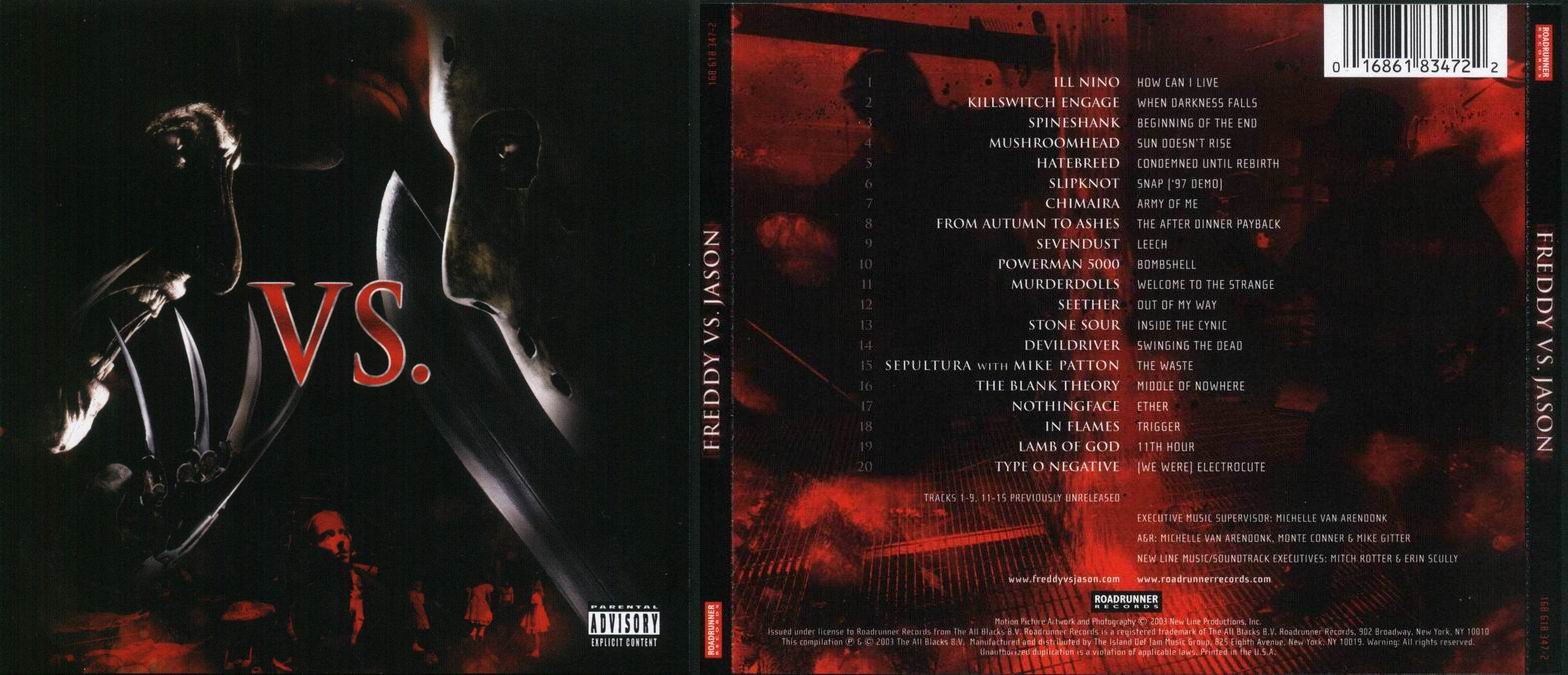 Freddy vs Jason Soundtrack - amazoncom