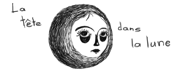 La tête dans la lune