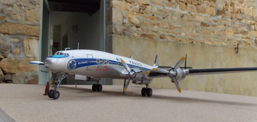 Lockheed L 1049 Constellation 1/72 Heller, with lights - WIP: All