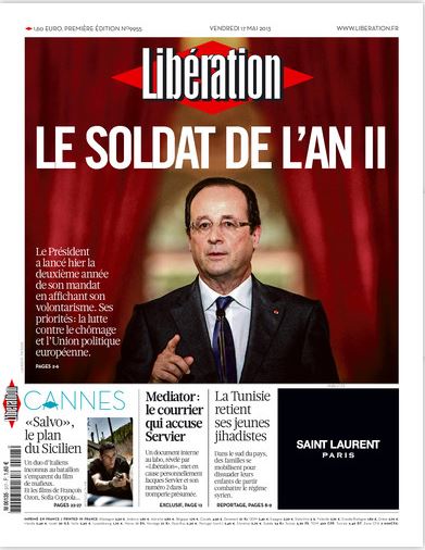 Libération Vendredi 17 mai 2013