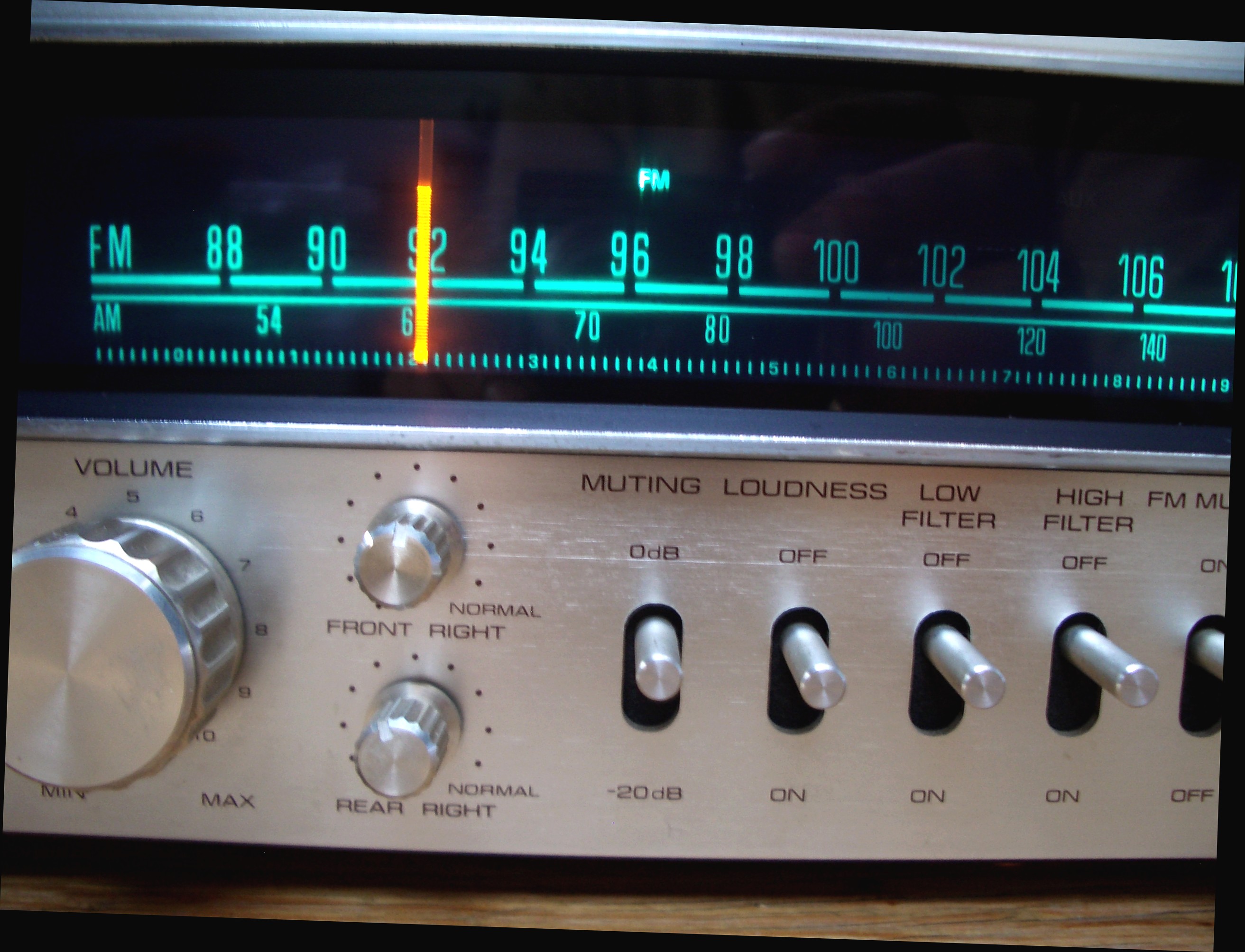 Toshiba sa-504 amp 4 channel stereo amplifier receiver vintage 1972