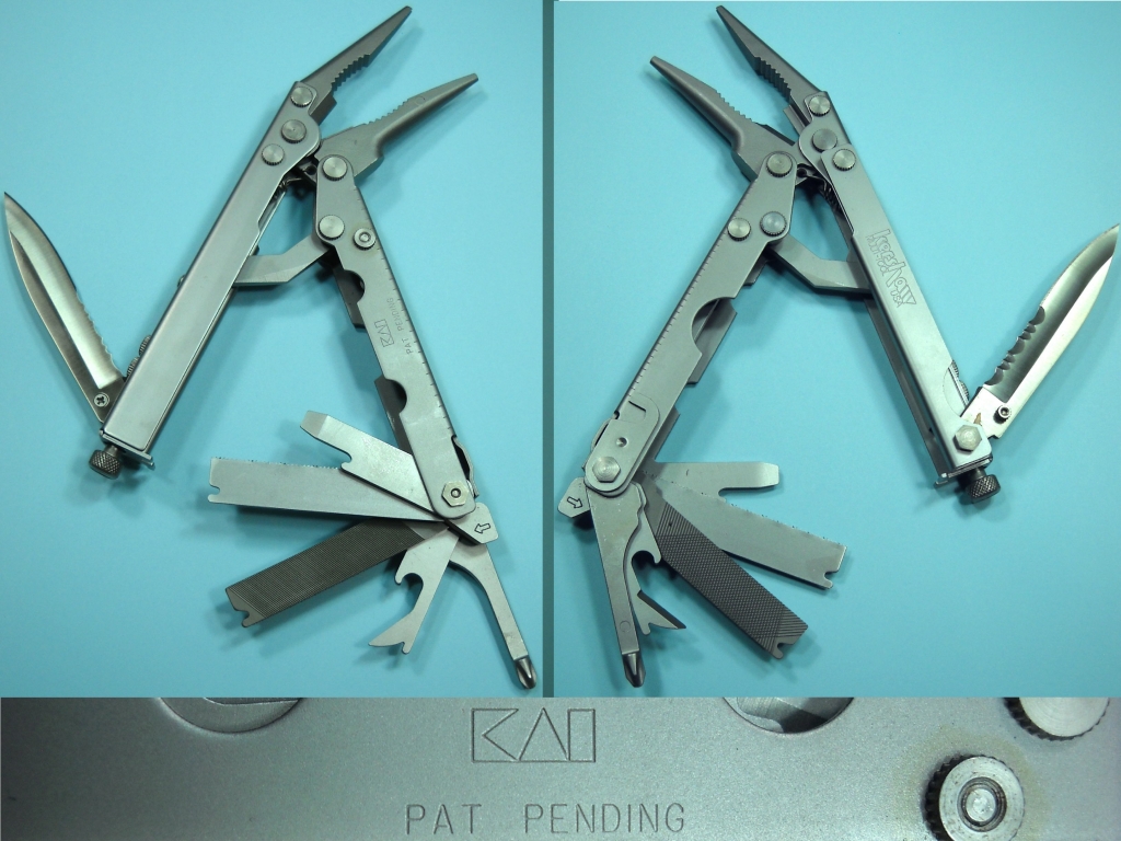 VINTAGE KERSHAW A100 MULTITOOL * LOCKING VICEGRIPS PLIERS KNIFE eBay