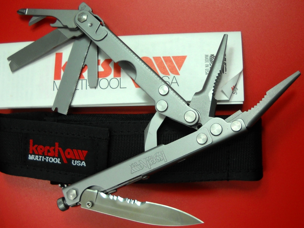 VINTAGE KERSHAW A100 MULTITOOL * LOCKING VICEGRIPS PLIERS KNIFE eBay