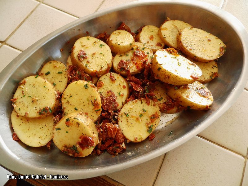 patate ail tomate sechee