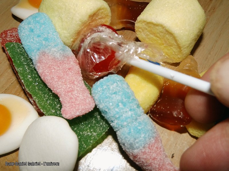 bonbons couleur photo