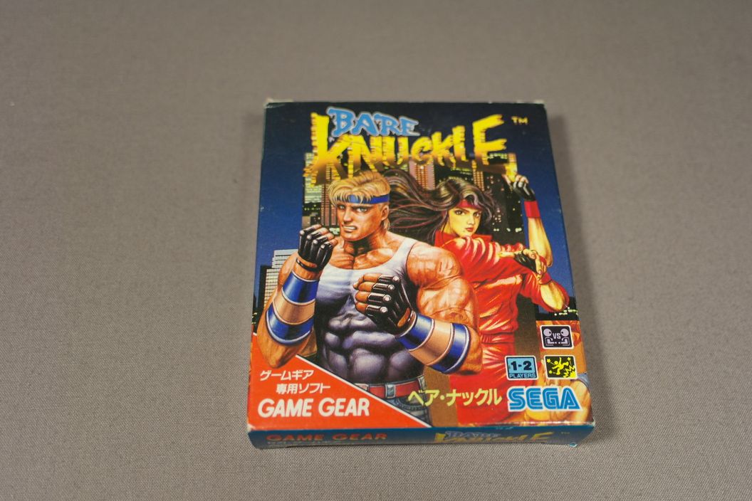 sega game gear bare knuckle – street of rage like new complet