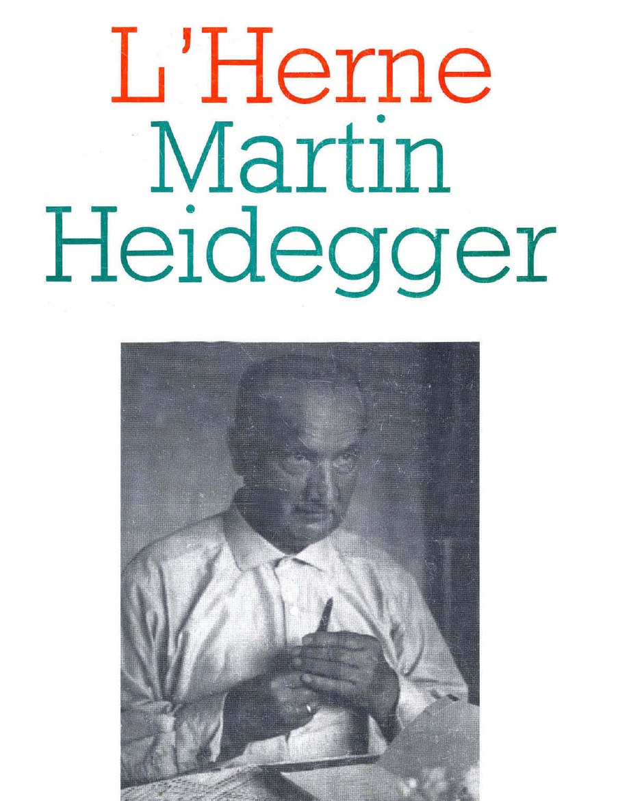 Heidegger, Cahier de L'Herne n° 45