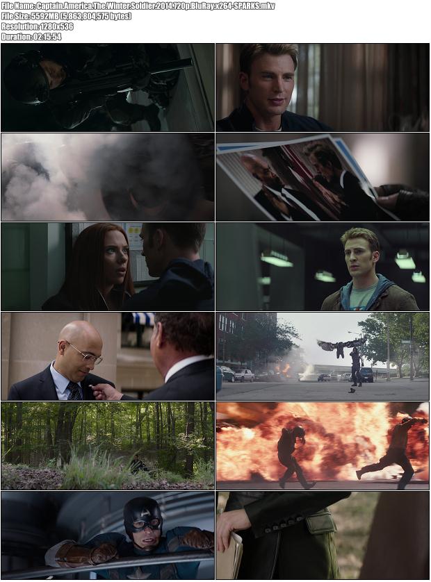Captain America The Winter Soldier 2014 720p BluRay x264-SPARKS