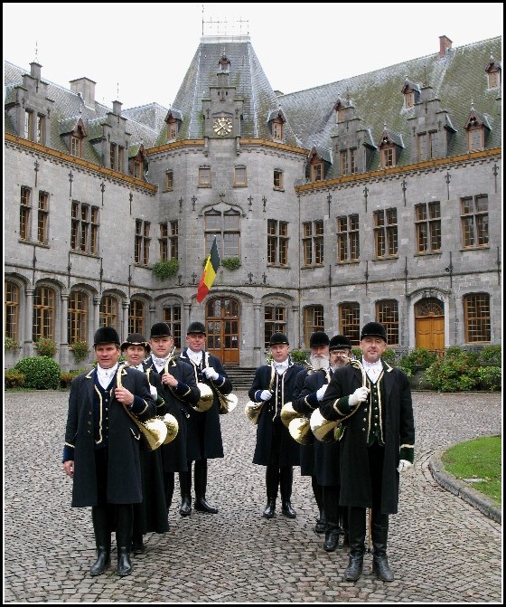 Veneurs de Sainte Marie-Madeleine au château d'Ham-sur-Heure, Belgique