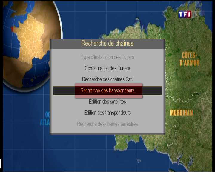 Comment ajouter un nouveau transpondeur sur Atlas HD200 & HD100
