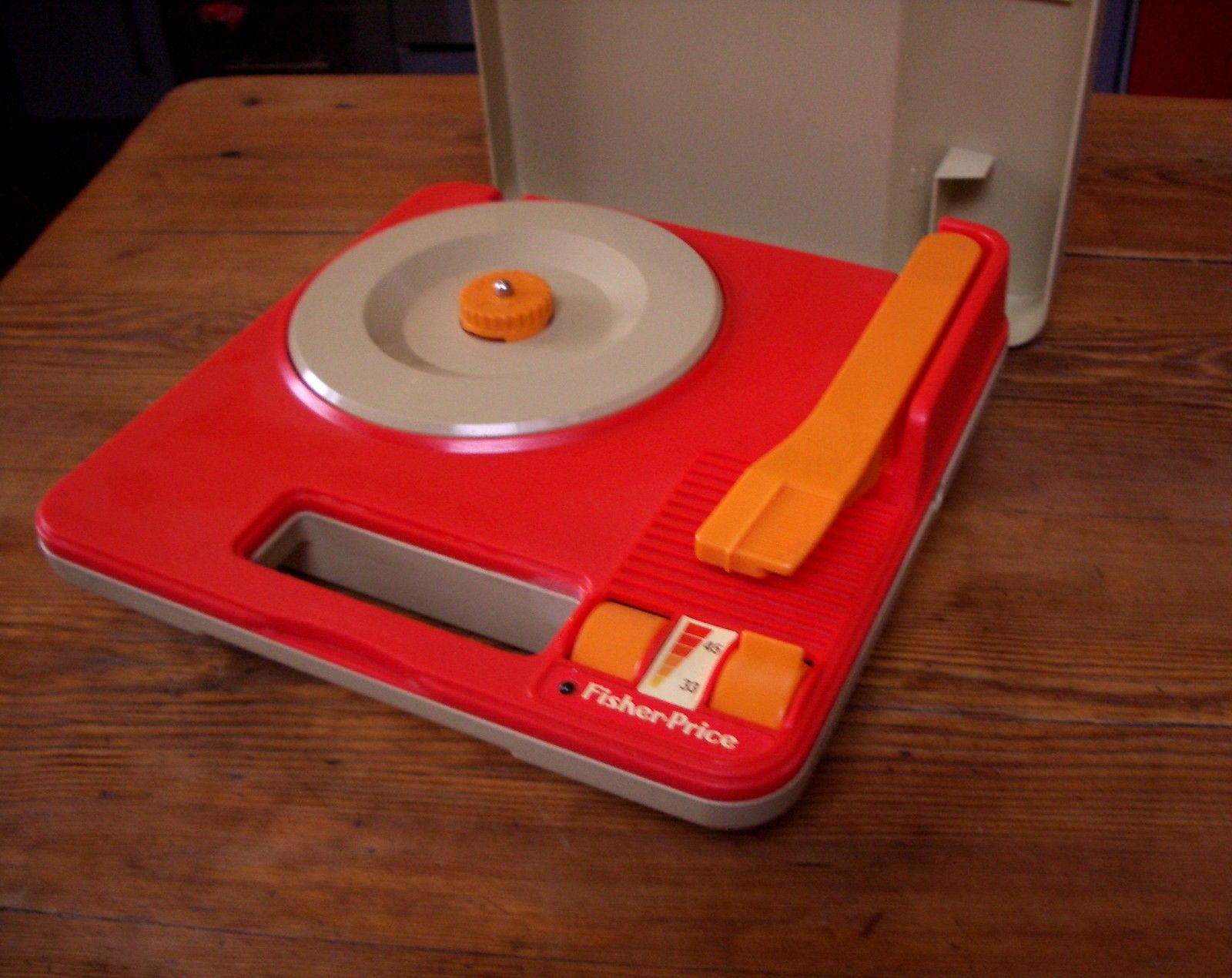 Fisher Price Tourne Disque Vinyle Vintage Portable 45/33T Rare Turntable jouet eBay