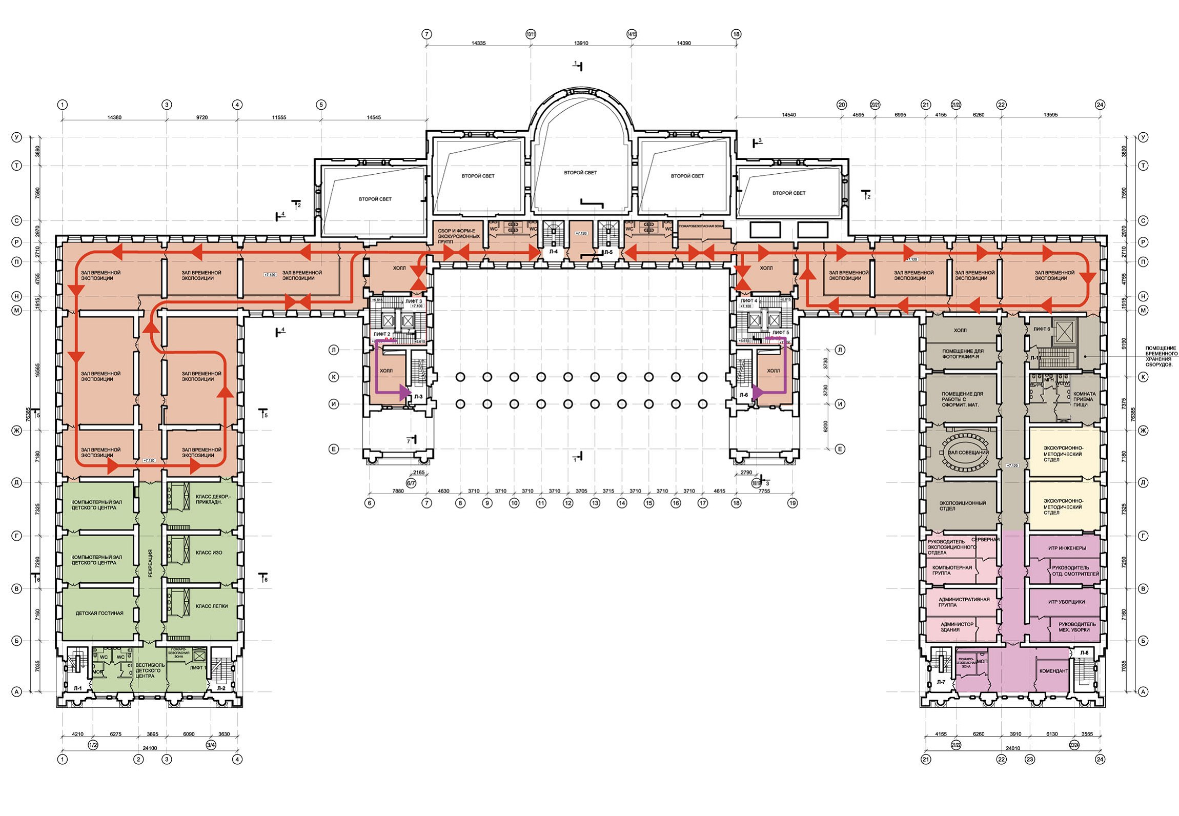 Floorplans of the Alexander Palace