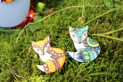 broche renard
