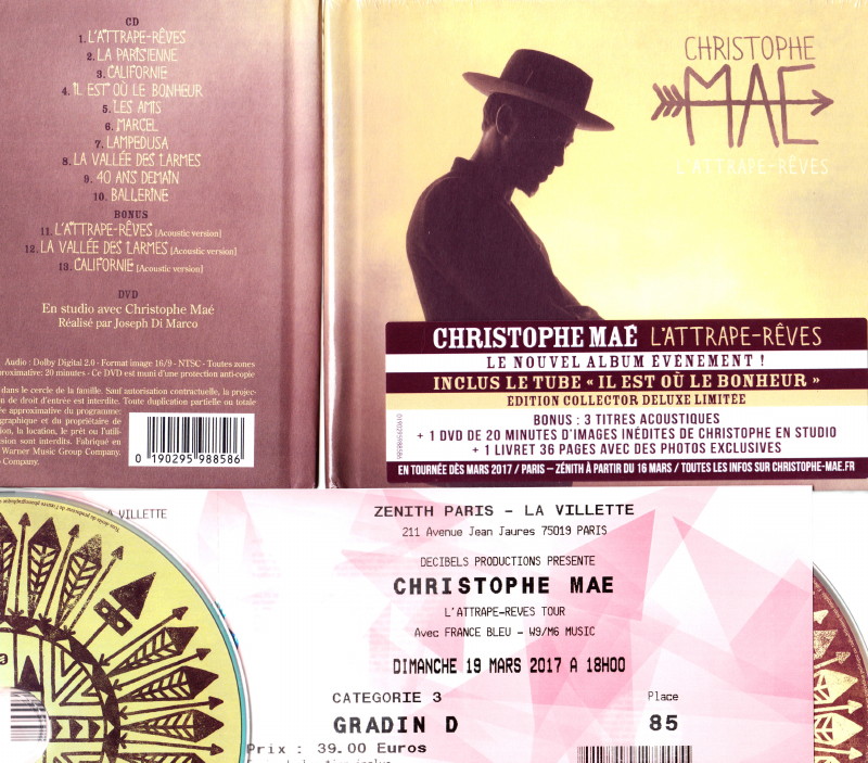 album christophe mae lattrape reves