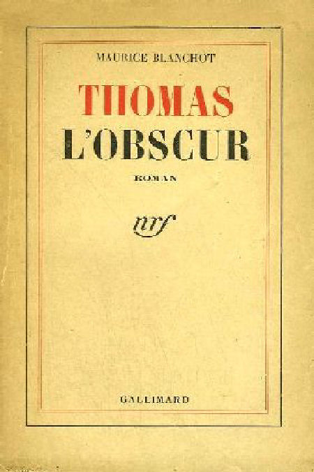 Maurice Blanchot - Thomas l'Obscur