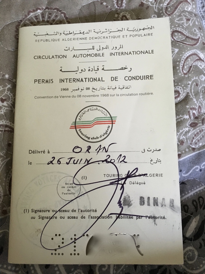 Conduire A L Etranger Avec Votre Permis Algerien Administration Paperasse Forum Autobip