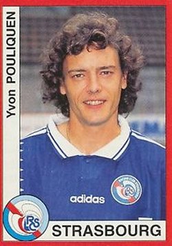 Carte Postale Pouliquen - RC Strasbourg 1995-1996 - Football Club Français - Très Bon état