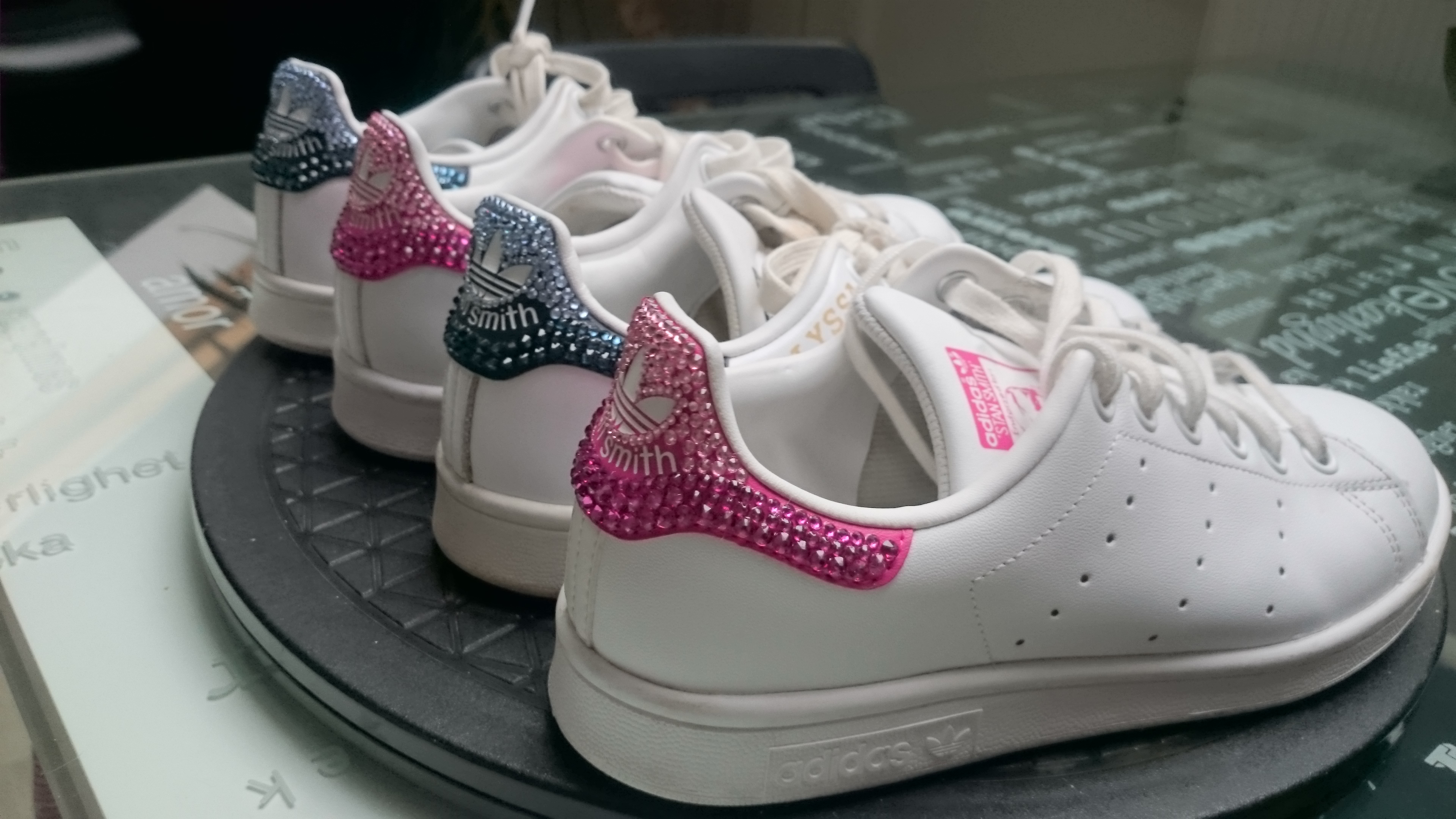 stan smith croco adidas rose