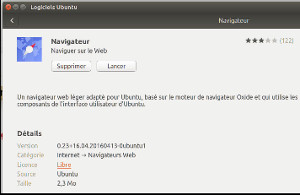 "Navigateur web léger Ubuntu" 