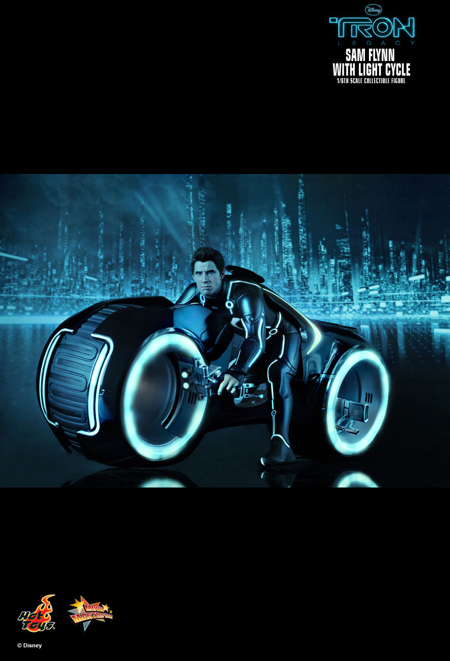 Hot Toys - Tron L'Héritage - MMS 142 - Sam Flynn with Lightcycle 1211030403219737110510052