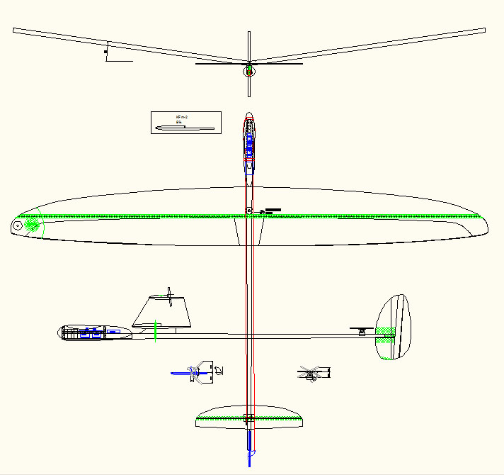 F1n метательный планер чертежи - 90 фото
