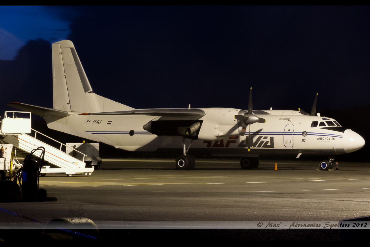 antonov - [04/12/2012] Antonov An-26 (YL-RAI) RAF Avia 12120409051615701310628567
