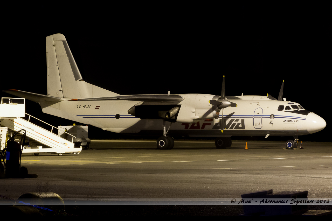 antonov - [04/12/2012] Antonov An-26 (YL-RAI) RAF Avia 12120409103115701310628656