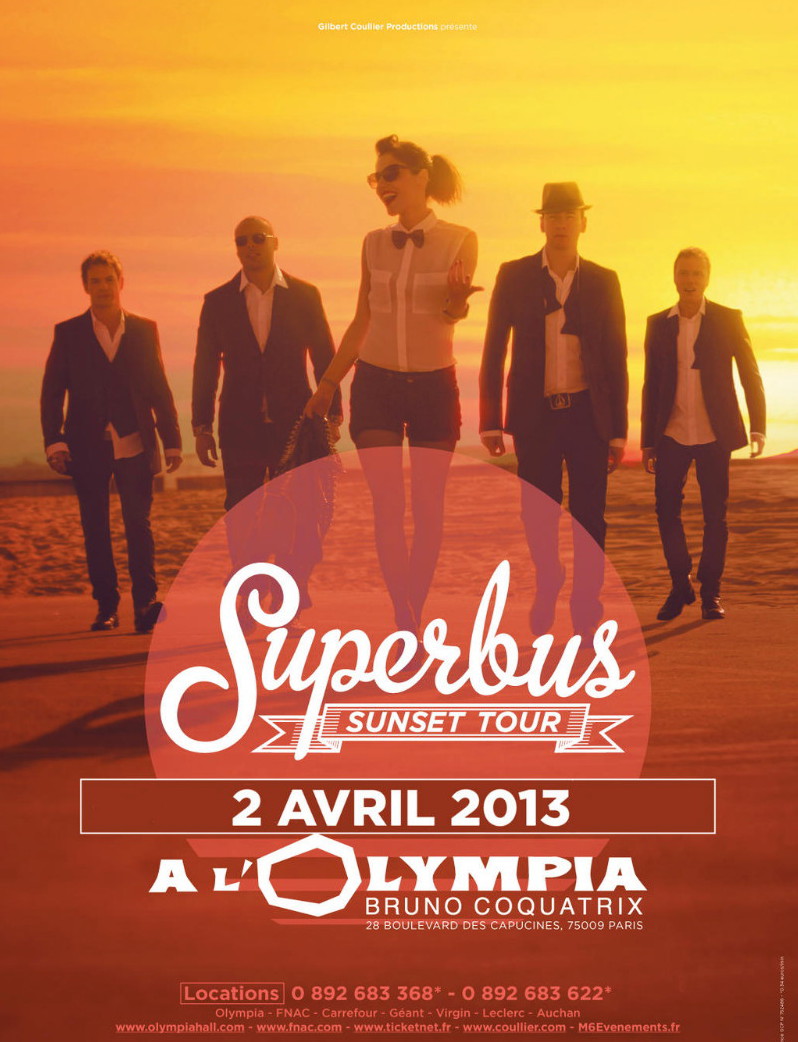 SUPERBUS "Sunset Club Tour" 11/12/2012 à l'Olympia (Paris) : compte rendu 12120812253815789310640771