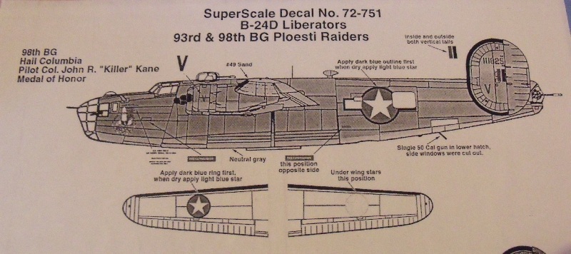 Consolidated B-24D Liberator "Tidal Wave, 1er août 1943" [Hasegawa - 1/72ème] 1212180910158470610678656