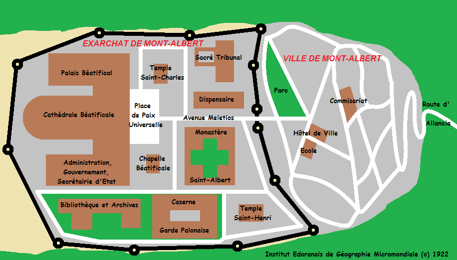 [Mont-Albert] Plan de la ville et de l'Exarchat 1212220320596391410688010