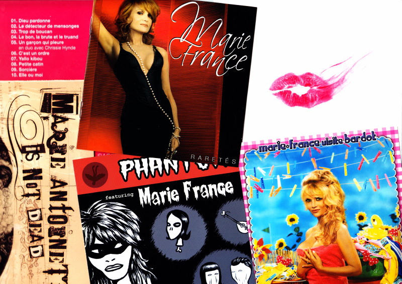 "KISS", le nouvel album CD de MARIE FRANCE & LES FANTOMES (Freaksville Record, 2012) 12122702242015789310700666