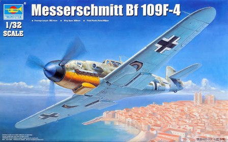 Bf 109 F-4 Z Trop 1/32 13010601031214442410732136