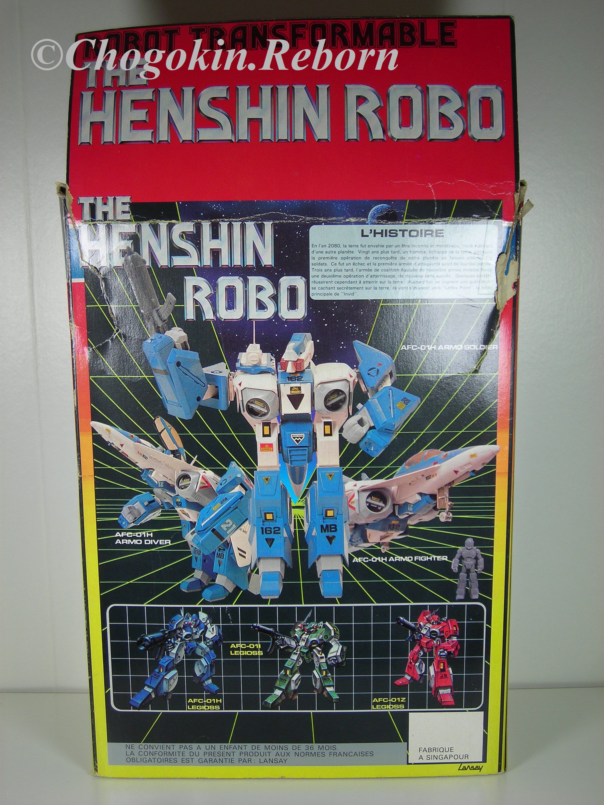 Legioss Henshin Robo / Mospeada / Robotech ( GAKKEN / LANSAY ) - 1984 13010606190015923210734845