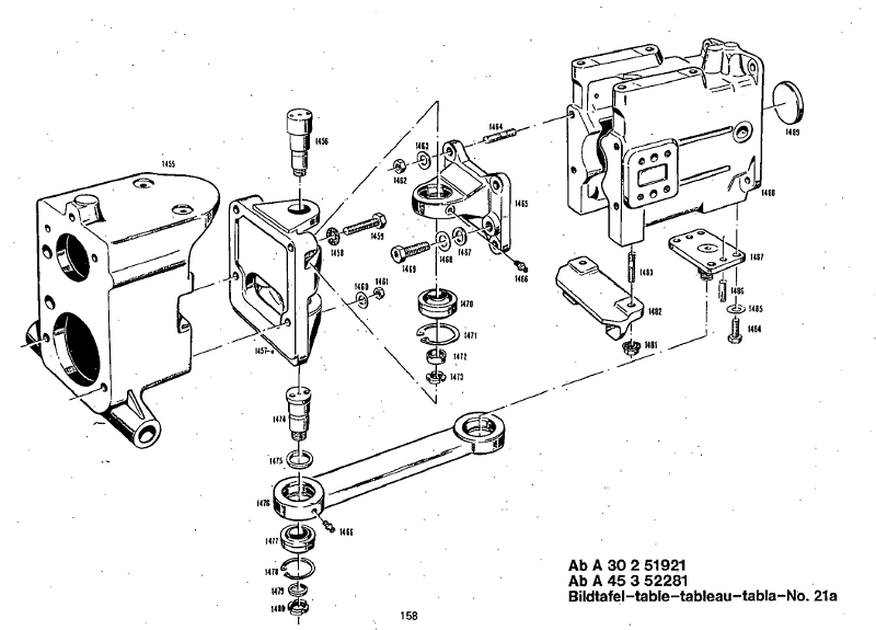 Démontage articulation Holder A 45 13020409502216039710833336