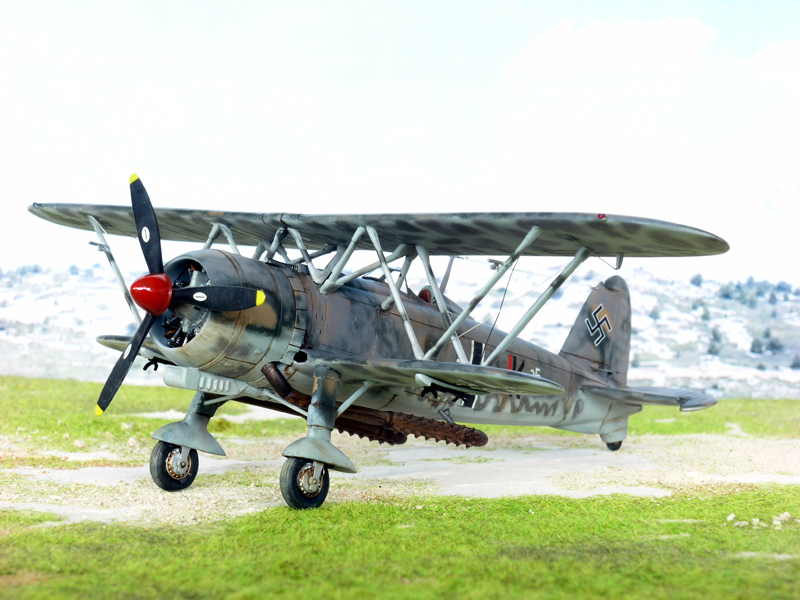 FIAT CR42 LW - 2/NSGr9 TURIN 1944 [ITALERI] 13021907354211241910884727