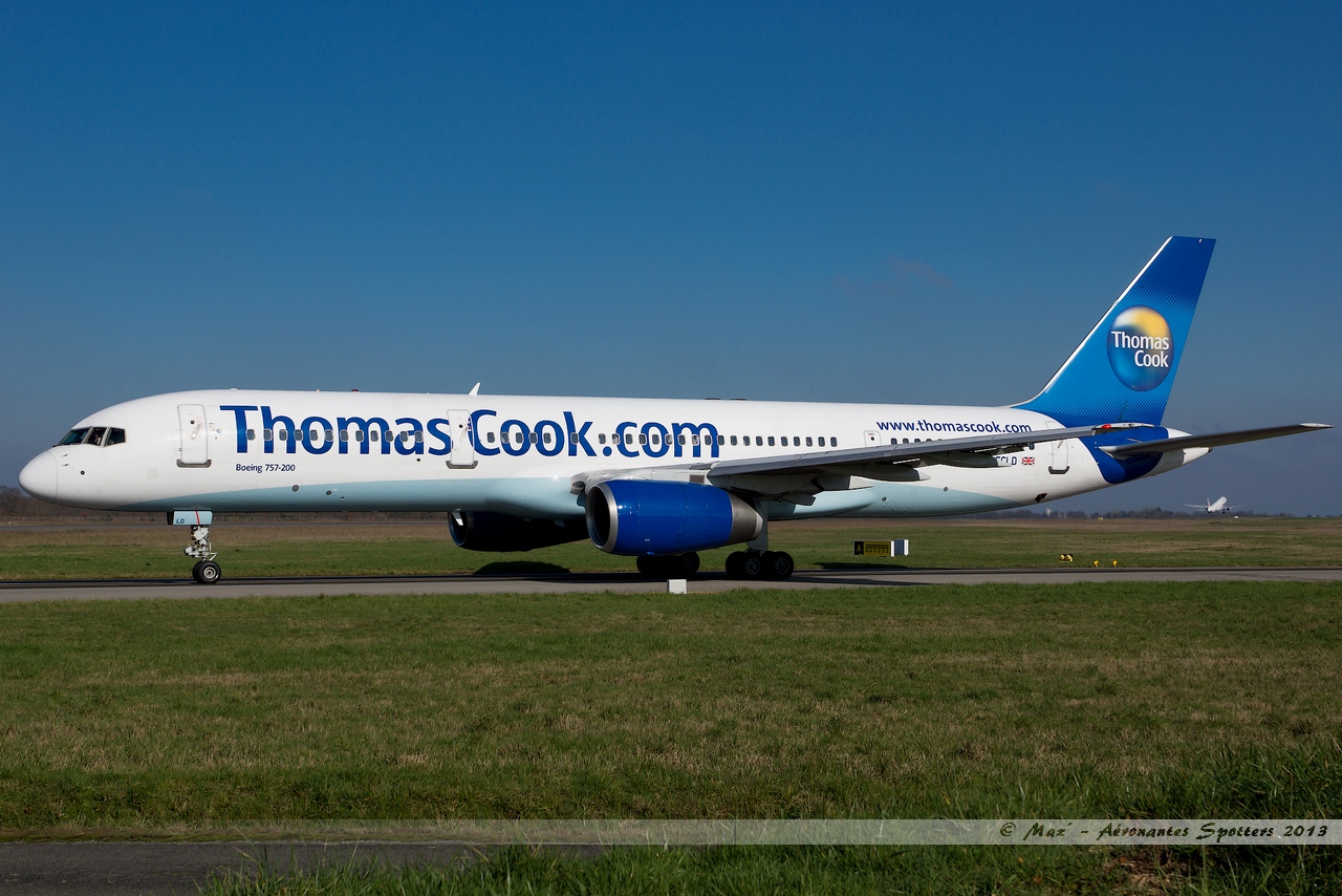 [17/02/2013]Boeing B757-200 (G-FCLD) Thomas Cook UK 13022406281415922510901086