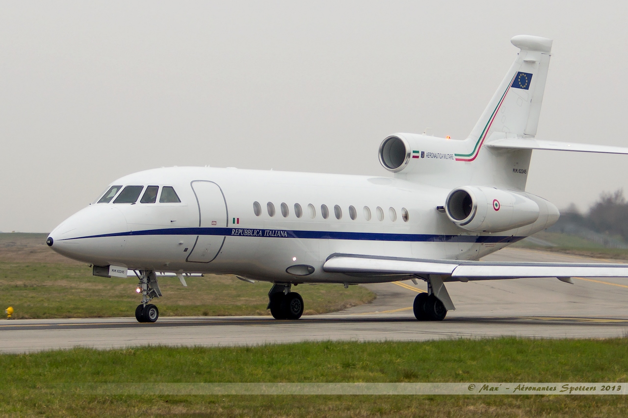 [02/03/2013] Dassault Falcon 900EX (MM62245) Italy - Air Force  13030210381115922510922593