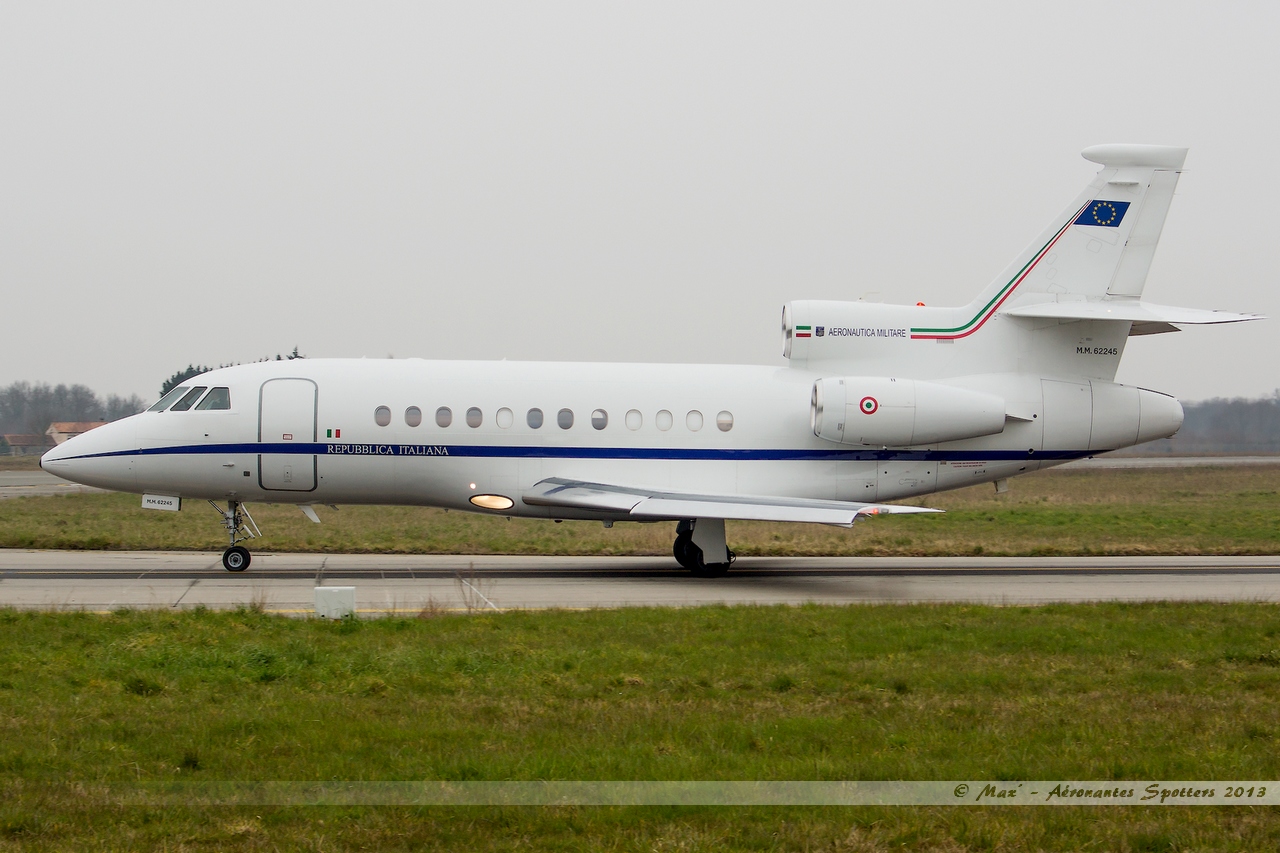 [02/03/2013] Dassault Falcon 900EX (MM62245) Italy - Air Force  13030210381115922510922595