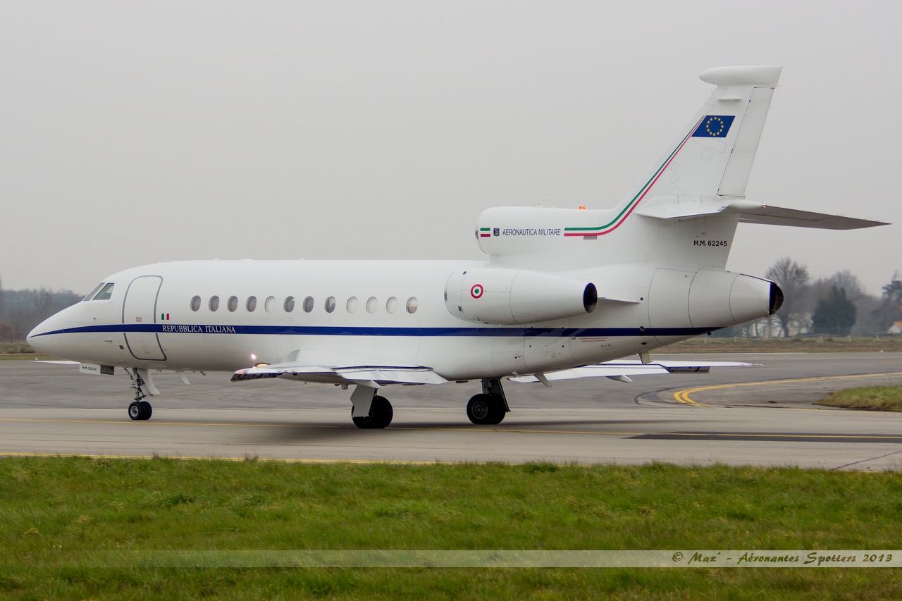 [02/03/2013] Dassault Falcon 900EX (MM62245) Italy - Air Force  13030210381115922510922596