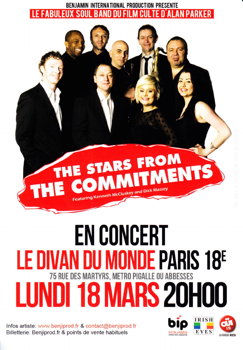 THE STARS FROM THE COMMITMENTS 18/03/2013 Divan du Monde (Paris) 13030507593315789310936318