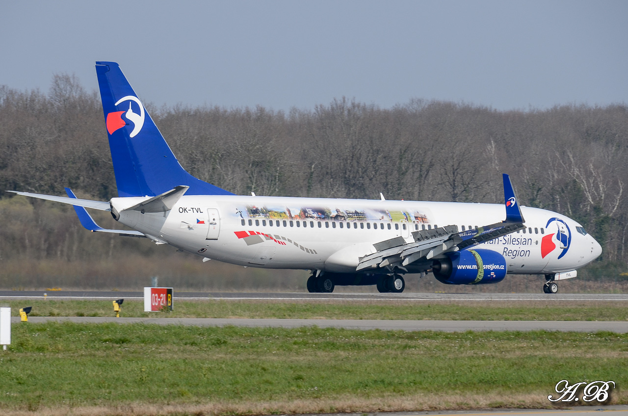 [31/03/2013] Boeing B737-800w (OK-TVL) Travel Service "Moravian - Silesian Region" 13040409202815922511048632