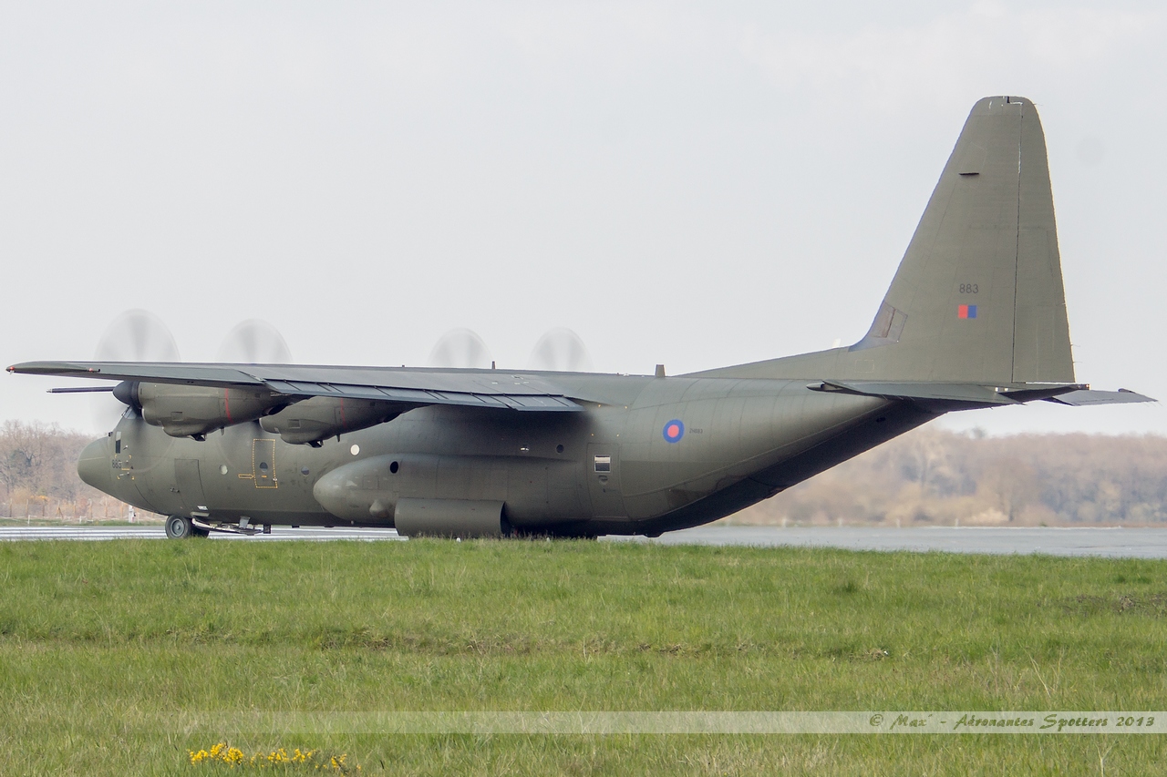 [03/04/2013] Lockheed Hercules C130-5 (ZH883) Royal Air Force 13040412372515922511045841