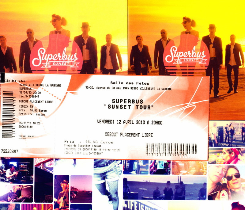 SUPERBUS "Sunset Club Tour" 11/12/2012 à l'Olympia (Paris) : compte rendu 13040809231415789311064509