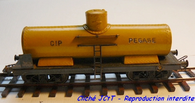 Wagon Citerne VB HO Réservoir à Huile TP – Maquette Train En Bois Et Prespahn – France