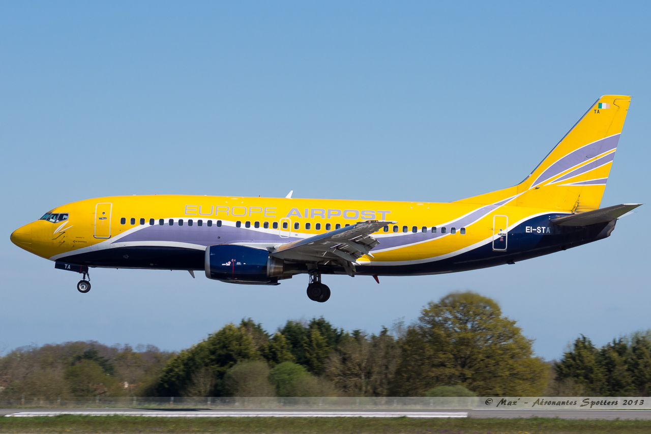 [20/04/2013] Boeing B737-300 (EI-STA) Air Contractors : Europe Airpost c/s 13042112481816280011106861