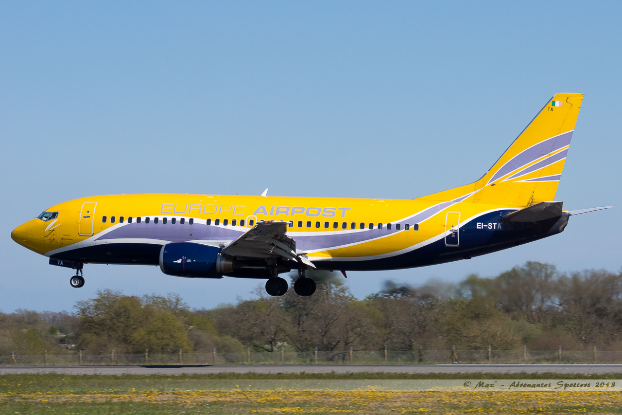 [20/04/2013] Boeing B737-300 (EI-STA) Air Contractors : Europe Airpost c/s 13042112481816280011106862