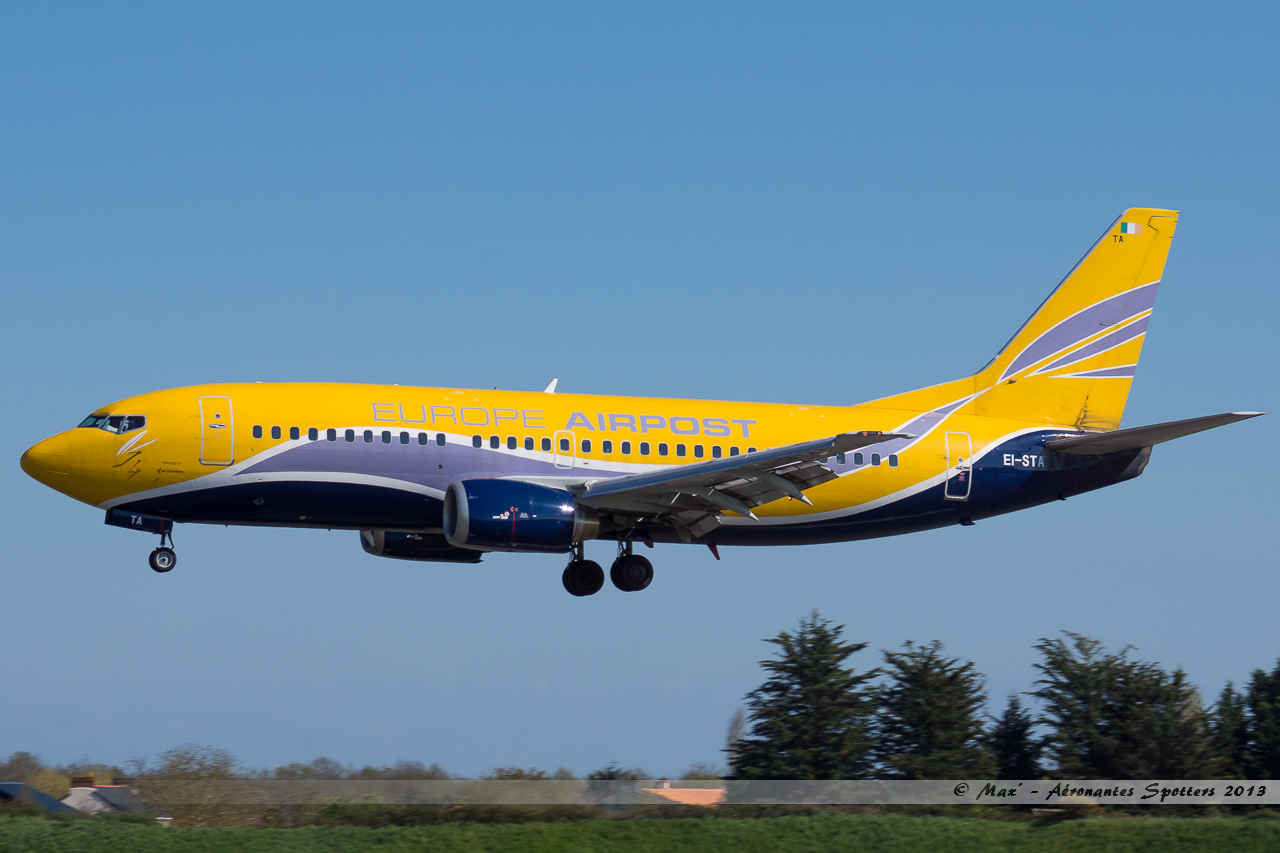 [20/04/2013] Boeing B737-300 (EI-STA) Air Contractors : Europe Airpost c/s 13042112534616280011106875