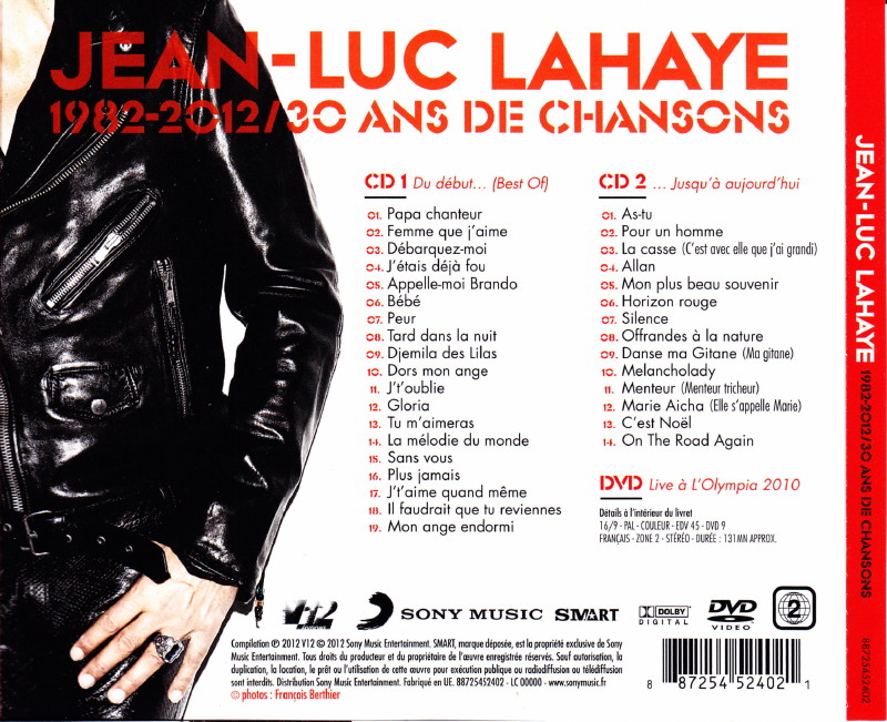 JEAN-LUC LAHAYE "30 ans de chansons" 30/03/2013 Bataclan (Paris) : compte rendu 13042211394915789311111553