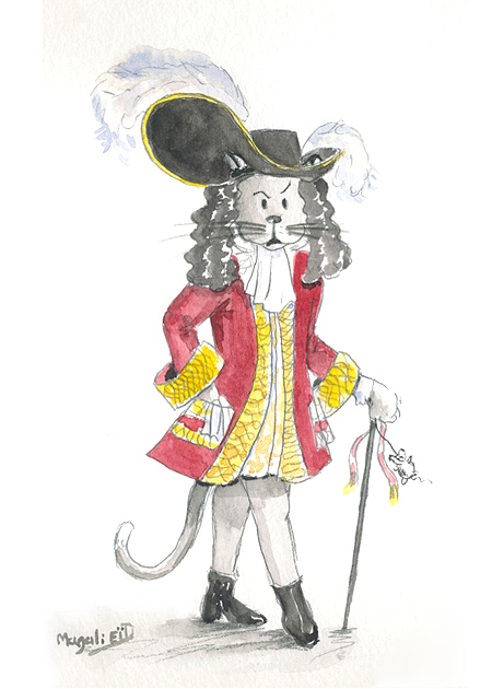 Chat Louis XIV
